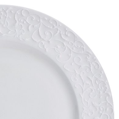 Mikasa Embossed Parchment 18-Piece Bone China Dinnerware Set