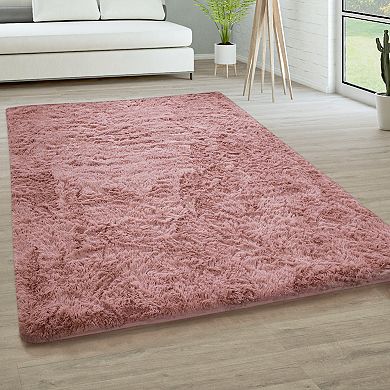 Modern Shag Rug Soft & Fluffy In Solid Colors
