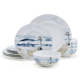 Mikasa Seaside 12 pc Bone China Dinnerware Set