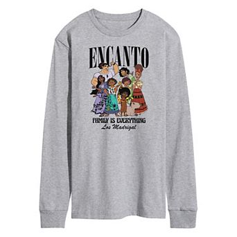Disney's Encanto Men's Family Long Sleeve Graphic Tee