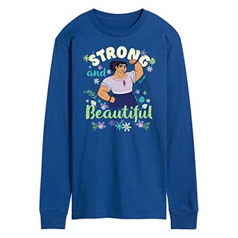 Disney's Encanto Men's Strong & Beautiful Long Sleeve Graphic Tee