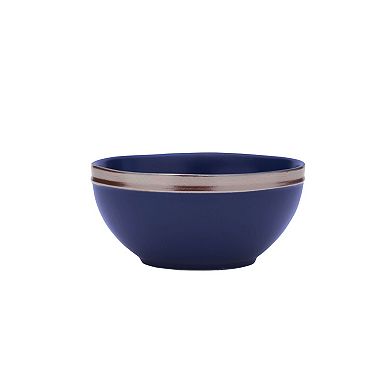 Mikasa Miller Blue 12-Piece Stoneware Dinnerware Set