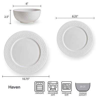 Mikasa Haven Bone China 12 pc Dinnerware Set