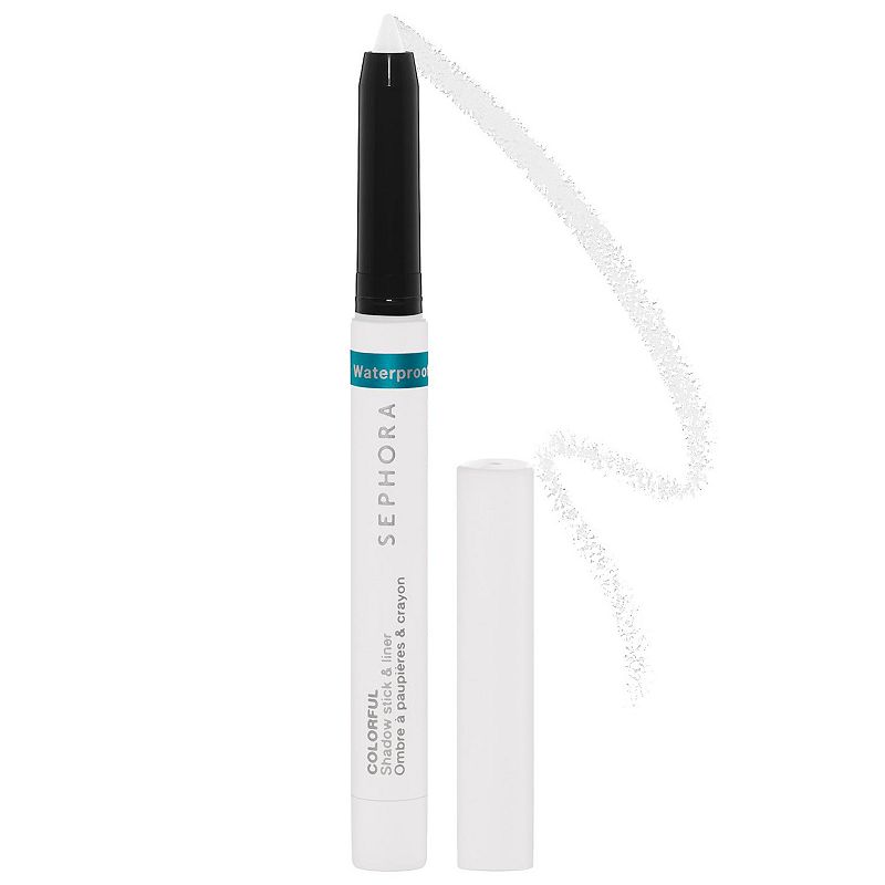 SEPHORA COLLECTION Sephora Colorful Waterproof Eyeshadow & Eyeliner Multi-Stick, Size: .06Oz, White Matte