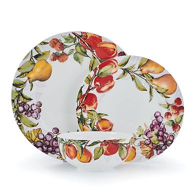 Mikasa Orchard 12-Piece Bone China Dinnerware Set