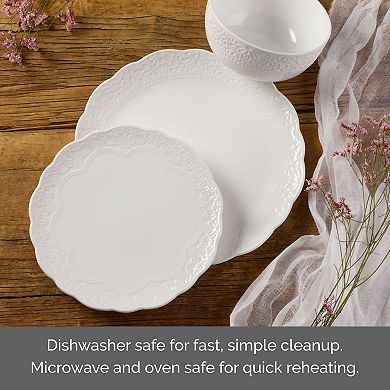 Mikasa Abigail 12-Piece Bone China Dinnerware Set