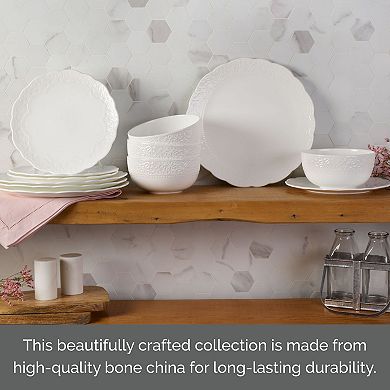 Mikasa Abigail 12-Piece Bone China Dinnerware Set