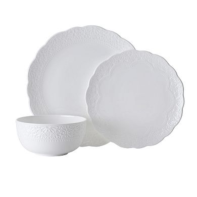 Mikasa Abigail 12-Piece Bone China Dinnerware Set