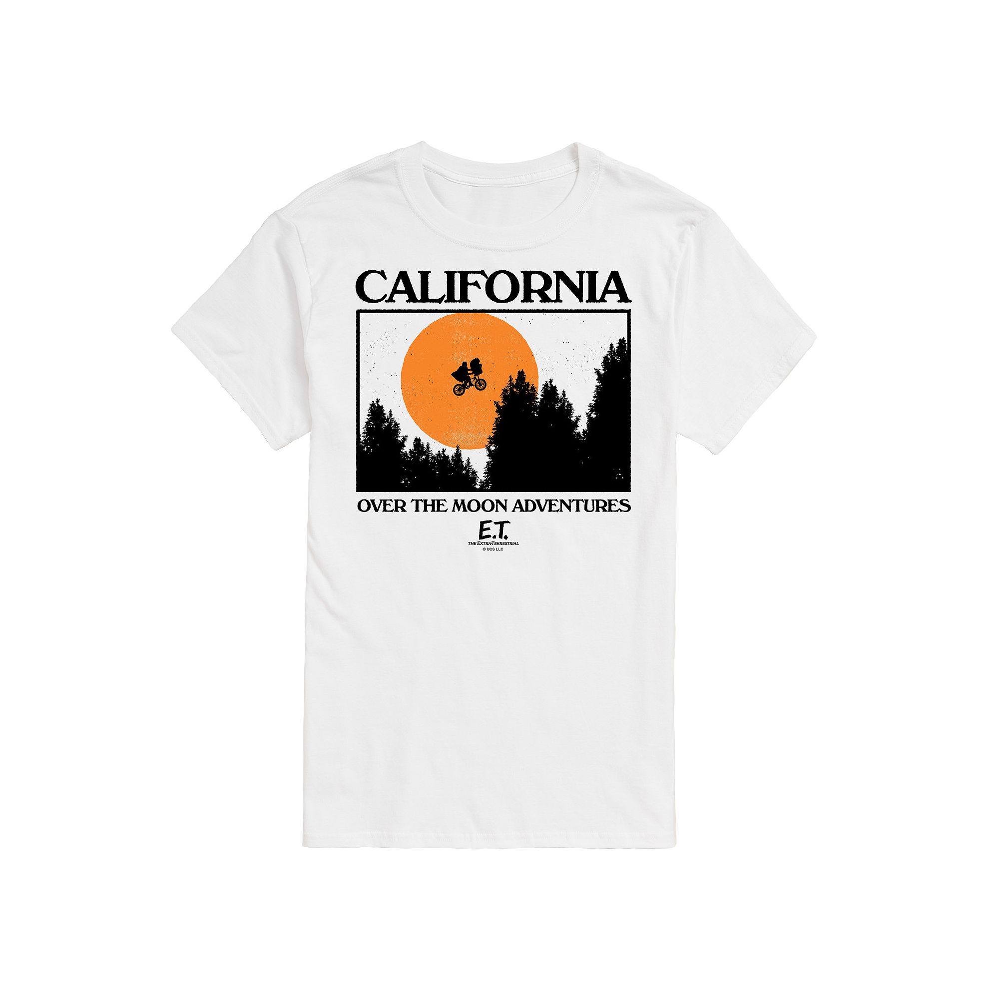 Big & Tall ET Over The Moon Tee, Mens, Size: Large Tall, White