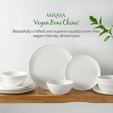 Mikasa Mirabel 12-Piece Vegan Bone Dinnerware Set