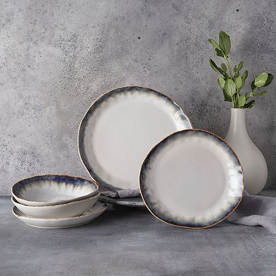 Mikasa Cole 12-Piece Stoneware Dinnerware Set