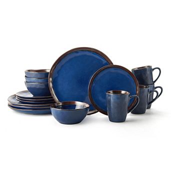 Mikasa Talia Blue 16 pc Stoneware Dinnerware Set