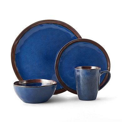 Mikasa Talia Blue 16-Piece Stoneware Dinnerware Set