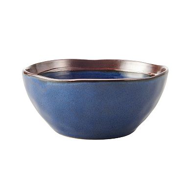 Mikasa Talia Blue 16-Piece Stoneware Dinnerware Set