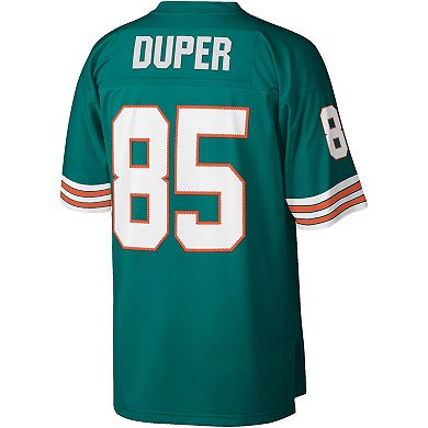 Men's Mitchell & Ness Mark Duper Aqua Miami Dolphins 1984 Legacy Replica Jersey