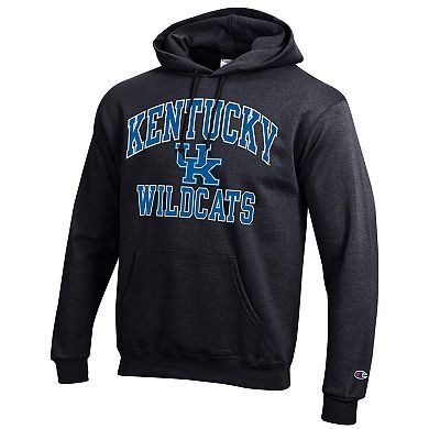 Men's Champion Black Kentucky Wildcats High Motor Pullover Hoodie
