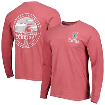 Men's Cardinal Stanford Cardinal Circle Campus Scene Long Sleeve T-Shirt