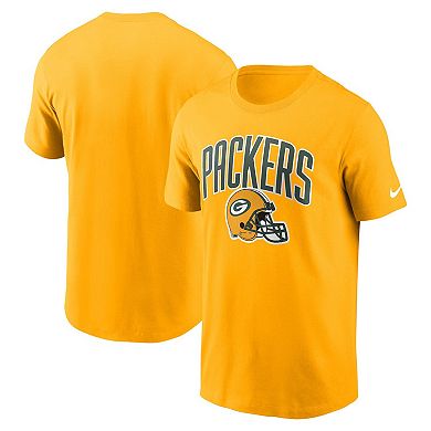 Men's Nike Gold Green Bay Packers Team Athletic T-Shirt
