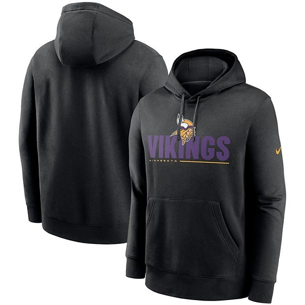 Nike Youth Minnesota Vikings Sideline Club Purple Pullover Hoodie