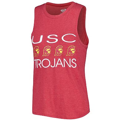 Women's Concepts Sport Charcoal/Cardinal USC Trojans Tank Top & Pants Sleep Set