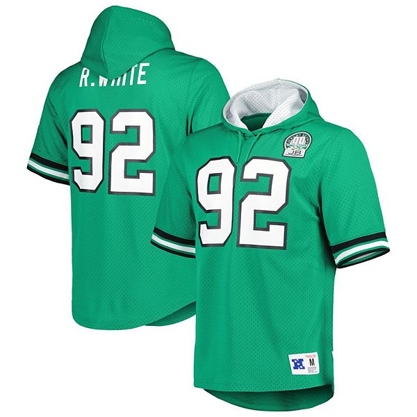 Mitchell & Ness Eagles Kelly Green Short Sleeve Hoodie S