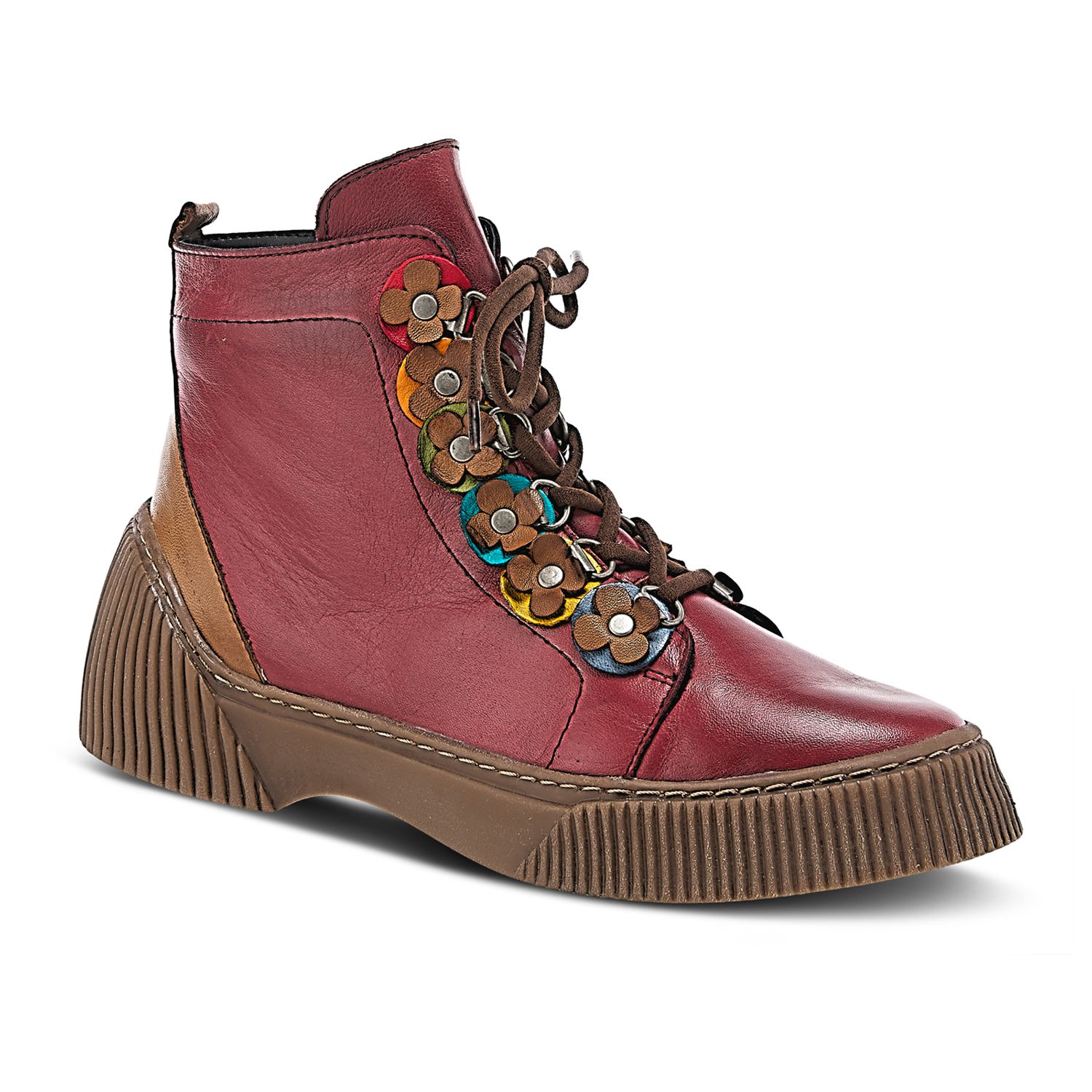 thumbnail image 2 of Spring Step Colorful Leather Booties - Yeba 2 of 13