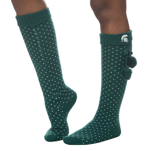 Women's ZooZatz Green Michigan State Spartans Knee High Socks