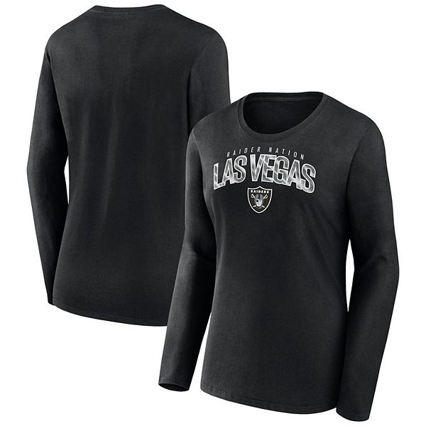 Las Vegas Raiders Fanatics Branded Women's Over Under Pullover