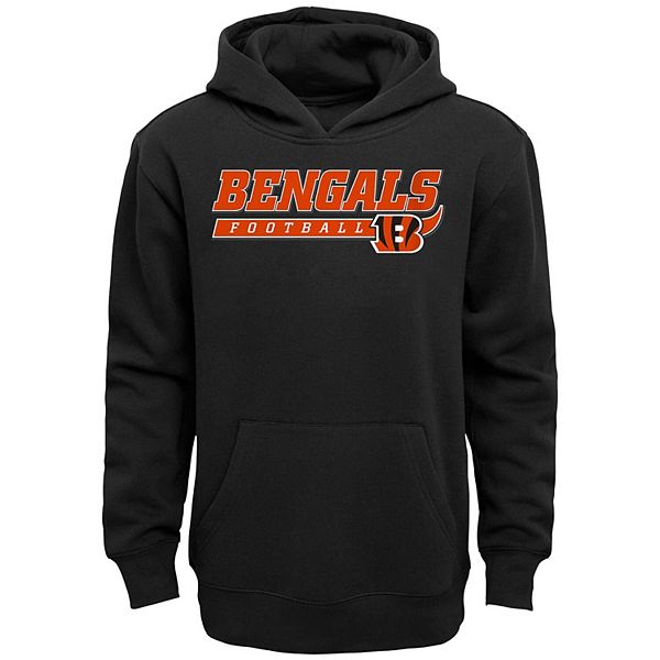 NFL Cincinnati Bengals Girls' Fleece Hooded Sweatshirt - XS