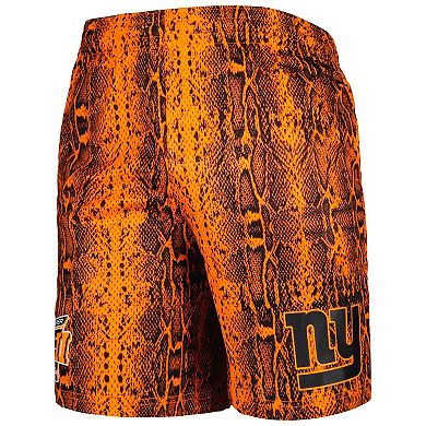 Men's New Era Orange New York Giants Summer Pop Shorts