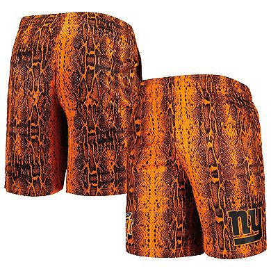 Men's New Era Orange New York Giants Summer Pop Shorts