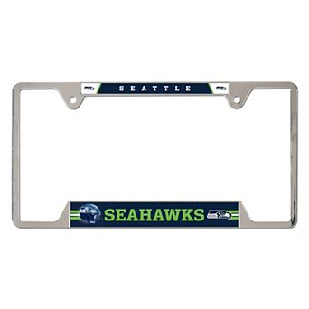 WinCraft Seattle Seahawks Chrome Plated Metal License Plate Frame