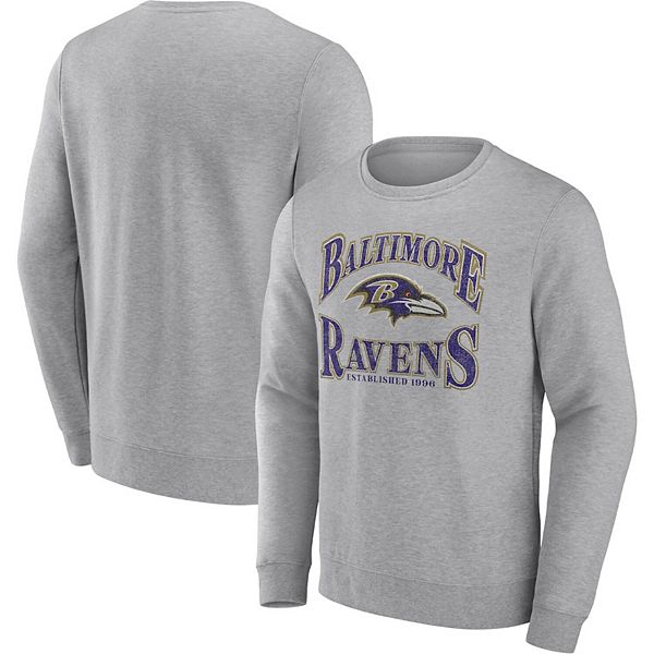 Men's Fanatics Branded White Baltimore Ravens Long Sleeve T Shirt