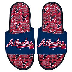 FOCO Louisville Cardinals Stripe Raised Slide Sandals