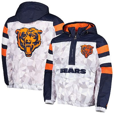 Men's Starter White/Navy Chicago Bears Thursday Night Gridiron