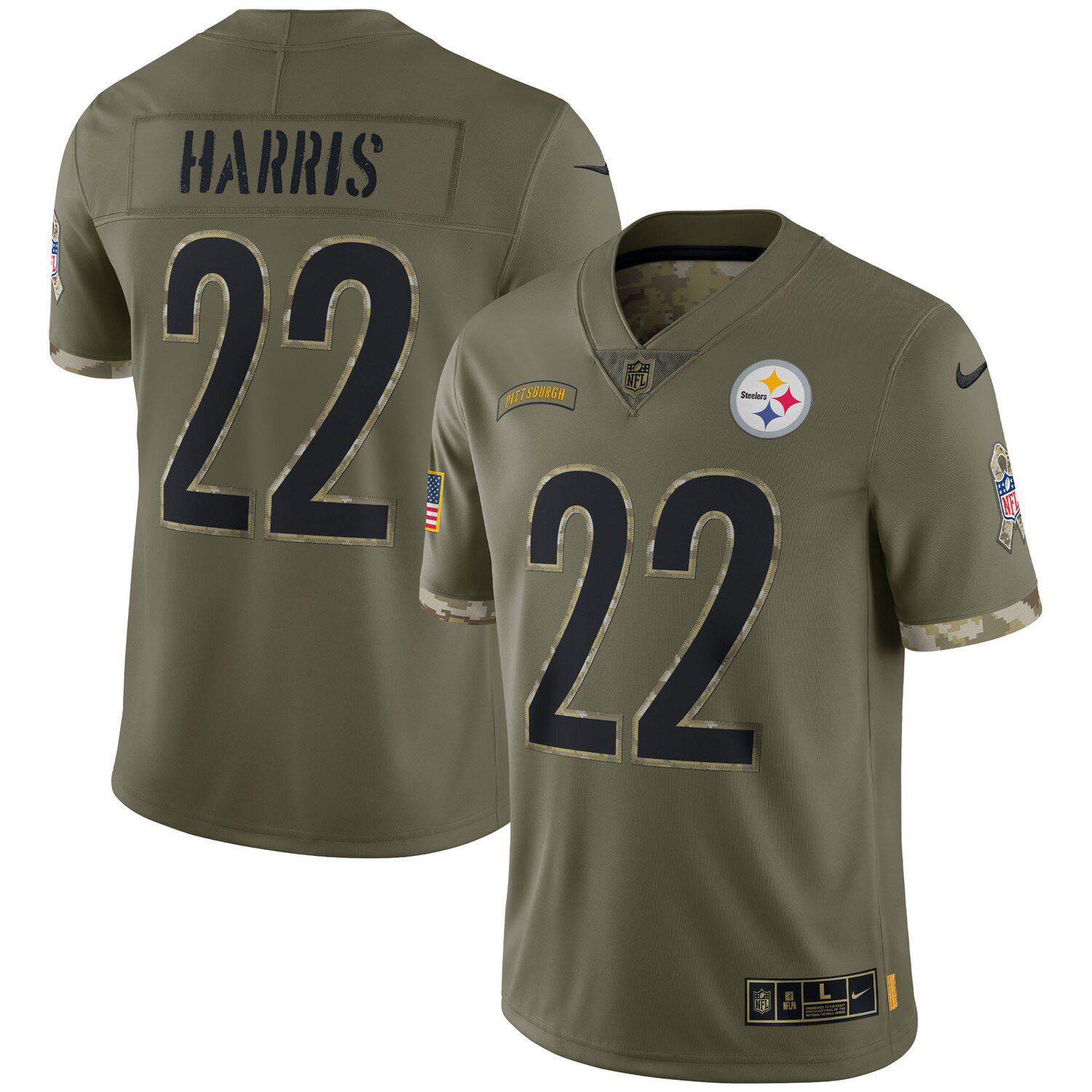 Aaron Donald Los Angeles Rams Nike Youth 2021 Salute To Service Game Jersey  - Olive