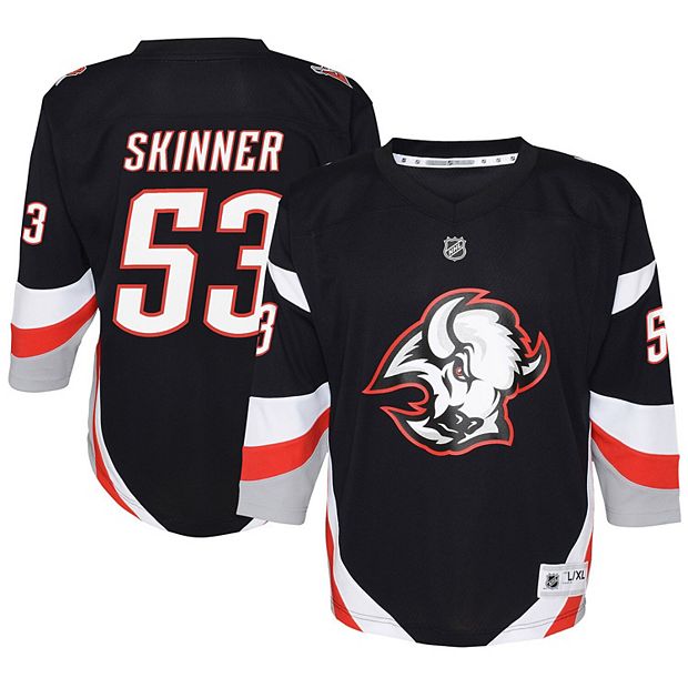 sabers black and red jersey