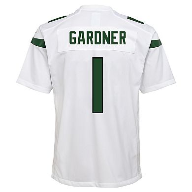 Youth Nike Ahmad Sauce Gardner White New York Jets Team Game Jersey