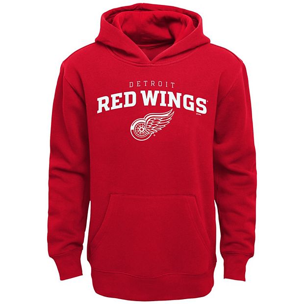 Men's Detroit Red Wings Graphic Popover Hoodie, Men's Tops