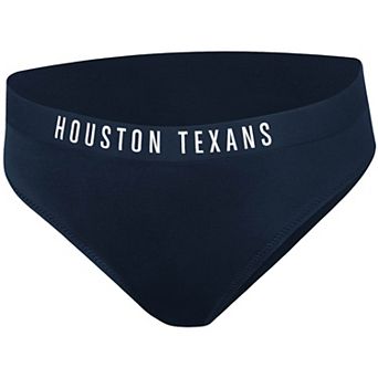 Women's G-III 4Her by Carl Banks Navy Houston Texans All-Star Bikini Bottom