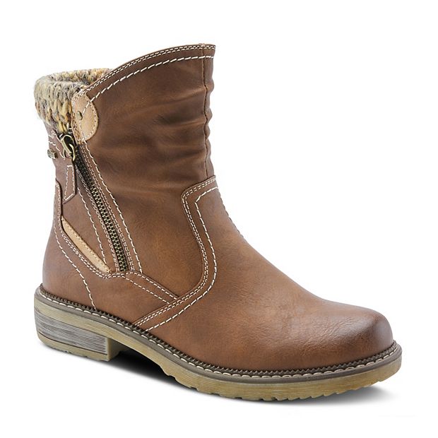 Spring step outlet boots