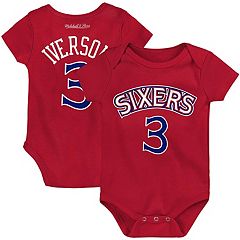 Men's Mitchell & Ness Julius Erving Royal Philadelphia 76ers Player Name &  Number T-Shirt