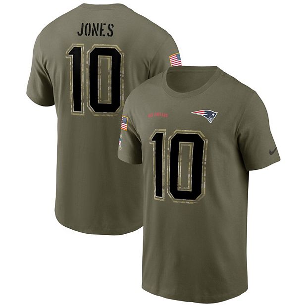 Men's Nike Mac Jones Olive New England Patriots 2022 Salute To