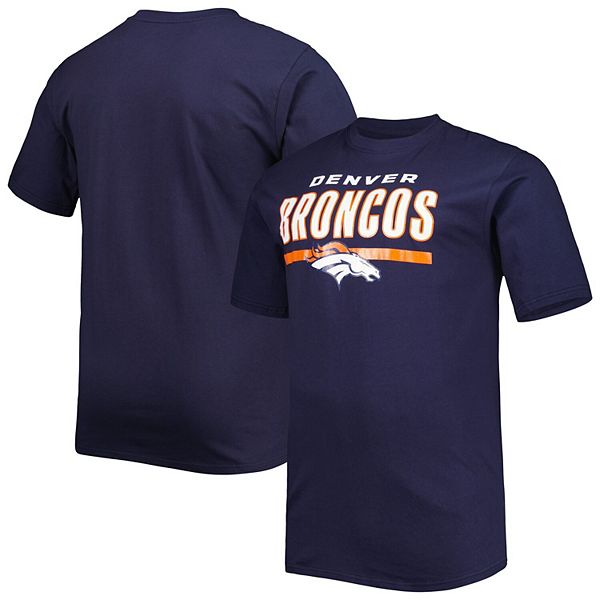 Men's Fanatics Branded Navy Denver Broncos Big & Tall T-Shirt