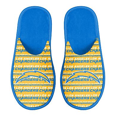 Men's FOCO Los Angeles Chargers Scuff Logo Slide Slippers