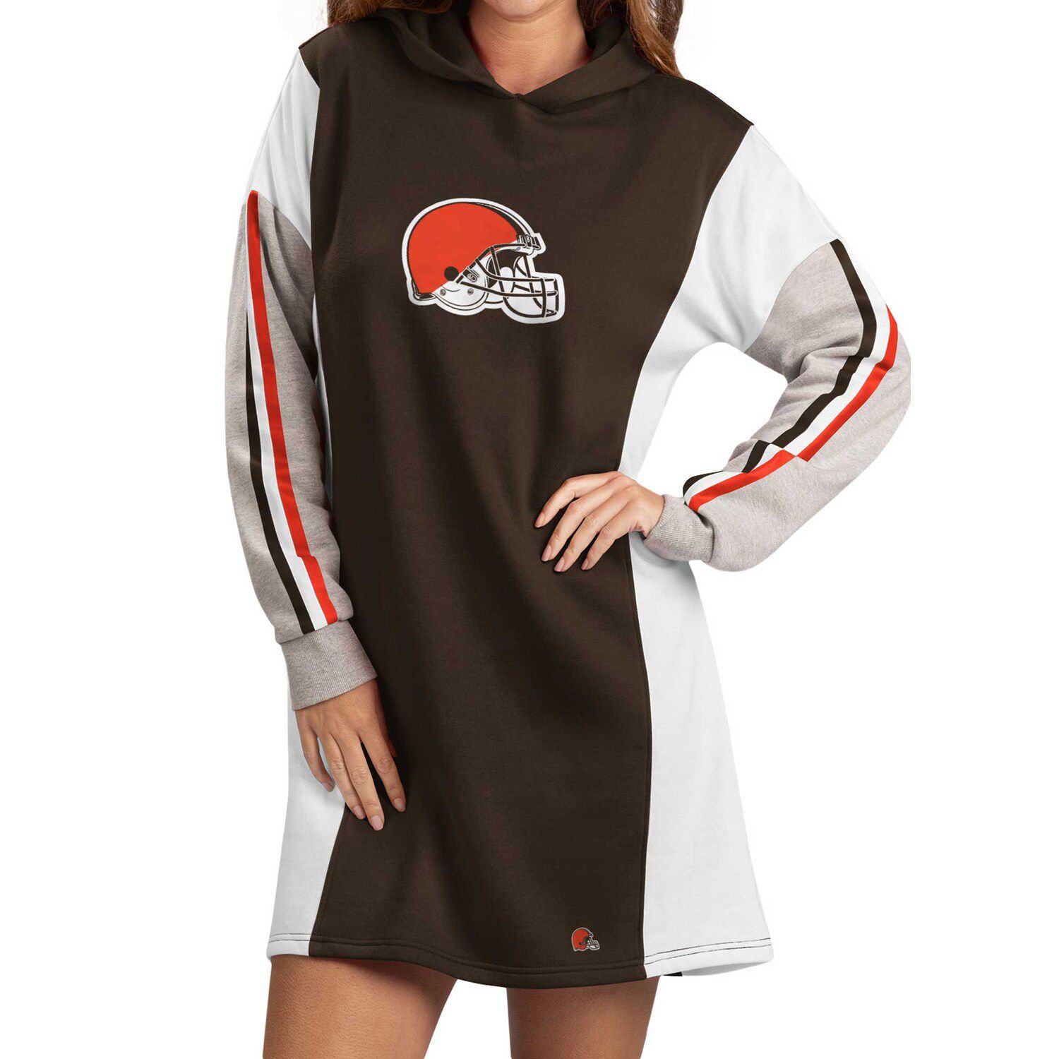 cleveland browns hoodie dress