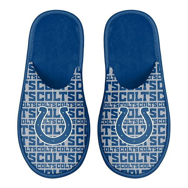 Men's FOCO Indianapolis Colts Scuff Logo Slide Slippers