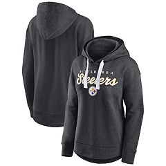 Women's Fanatics Branded Black/Gold Pittsburgh Steelers Take The Field Color Block Full-Zip Hoodie