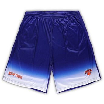 Men's Fanatics Branded Blue New York Knicks Big & Tall Fadeaway Shorts