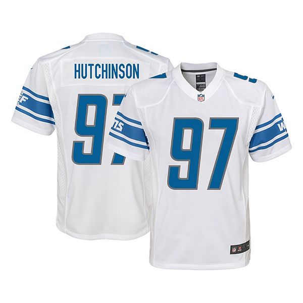 : Nike Aidan Hutchinson Detroit Lions NFL Men's Blue Home On-Field  Game Day Jersey (X-Large) : Sports & Outdoors